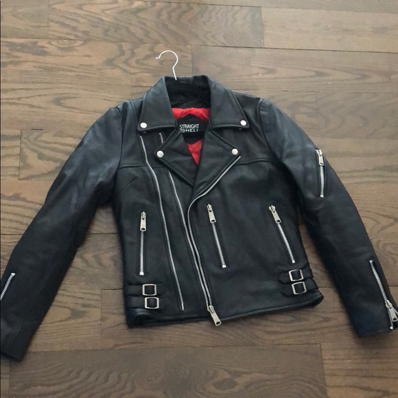 straight to hell leather jacket